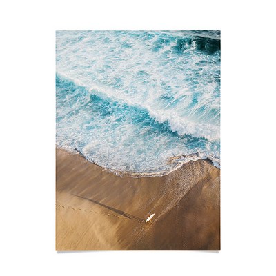 Romana Lilic / LA76 Photography The Surfer and The Ocean 18" x 24" Poster - Society6