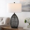 Edren Table Lamp - 30 Inch Height - TBL4442 - Black - Safavieh - 4 of 4