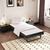 Folding Rollaway Guest Bed with Memory Foam Mattress and Side Storage Pocket - 2 of 4