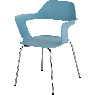Safco Bandi Shell Stack Chair Blue 2/Pk 4275BU