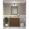 Progress Lighting Estrada 2-Light Vanity Light, Polished Chrome, Opal Glass. Timeless hexagonal motif for modern bathrooms. - 2 of 3