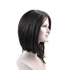 Synthetic Lace Front Wigs Short Bob Straight Wig Natural Looking L Part Heat Resistant Daily Party Full Head Hair for Women - 2 of 4