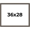 PosterPalooza | 36x28 Modern Bamboo Picture Frame, UV Acrylic, 5 Finishes - 2 of 4