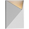Sonneman Triform Compact 4 1/2" High White LED Outdoor Wall Light - 2 of 2