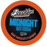 Brooklyn Beans Hot Cocoa Pods, Keurig compatible,  Midnight Dark Chocolate , 40 Count