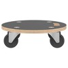 vidaXL Transport Trolleys 2 pcs Round Ã˜15"x4.5" 551.2 lb - 4 of 4