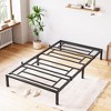 homfan Bed Frame No Box Spring Needed, Heavy Duty Metal Platform Bed Frame for Bedroom Easy Assembly, Noise Free, Black - 3 of 4