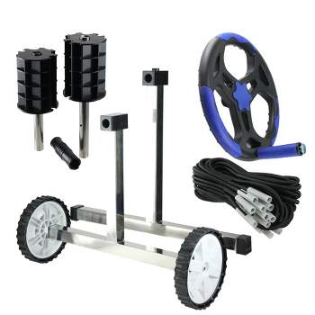 Pool Central Reel System With Stainless Steel Frame For 4'' Tubes