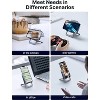 Attop Cell Phone Stand, Foldable Aluminum Adjustable Phone Holder for Desk Portable Travel Holder Office Desk Accessories - 4 of 4