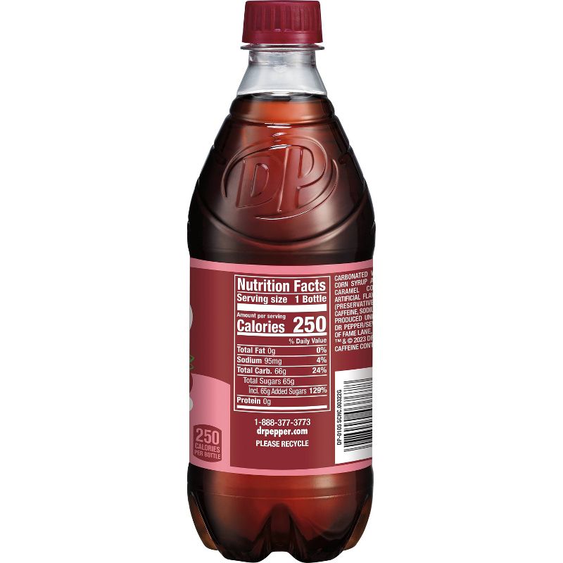 Dr Pepper Strawberries &#38; Cream Soda - 20 fl oz Bottle, 3 of 9
