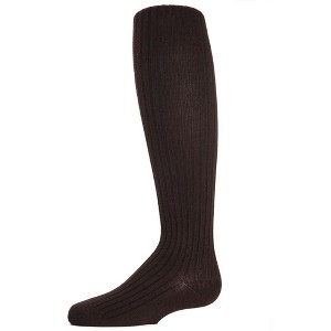 Memoi Girls Ribbed Cotton Blend Sweater Tights - 1 of 1