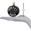 Old World Christmas Glass Blown Ornament, Hockey Puck - 3 of 4