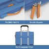 360 protection laptop shoulder bag, 15-15.6 inch computer bag, side opening crossbody bag with 4 zippered pockets - 2 of 4