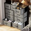 CAVINAS  9-Drawer Dresser with 2 Columns and 4 Rows,Modern Storage Cabinet Dresser for Bedroom,Entryway,Metal Frame - 2 of 4