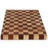 MegaChef 16x10 Checkerboard Acacia Wood and Rubber Wood Cutting Board Butcher Block - 4 of 4