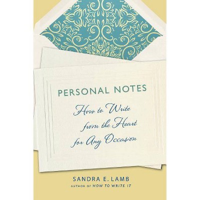 Personal Notes - by  Sandra E Lamb (Paperback)