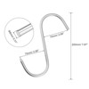 Unique Bargains Chicken Fish Beef Meat Hanging Drying Smoking Processing Stainless Steel S-Hook 2 Pcs - 2 of 3