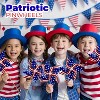 4E's Novelty Patriotic Pinwheels 12 Pack Pinwheels Bulk, 4th of July Decor, Memorial Day Decor, Patriotic Outdoor Decor - 4 of 4
