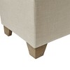 NicBex Ottoman with Storage Bench Storage Organizer Ottoman Soft Close Storage Bench for Entryway Bathroom Bedroom - 2 of 4