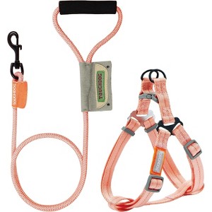 Touchdog  'Macaron' 2-in-1 Durable Nylon Dog Harness and Leash - 1 of 3
