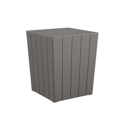 COSCO Gray and Black 3-Piece Resin Chat Set with Coffee Table
