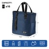 Unique Bargains Insulated Leakproof Thermal Zipper Portable Lunch Bag - 2 of 4