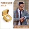 Unique Bargains PU Leather Soft Portable Travel 1 Slot Watch Storage Box - 2 of 4