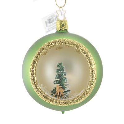 Inge Glas 3.5" In The Woods Reflection Christmas Ornament  -  Tree Ornaments