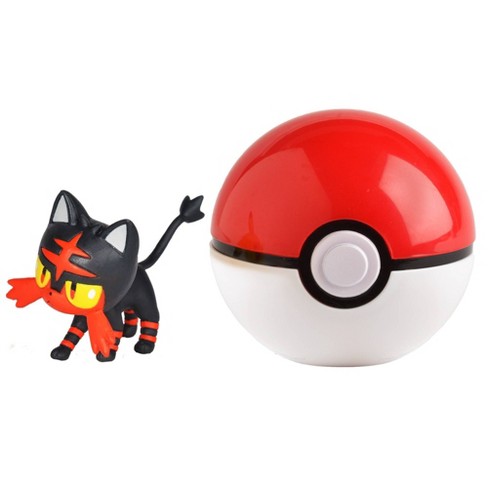 Pokemon Clip N Go Pok Ball Litten And Regular Ball