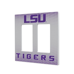 NCAA SEC Universities Linen Hidden-Screw Light Switch Plate for Double Rocker - 1 of 4