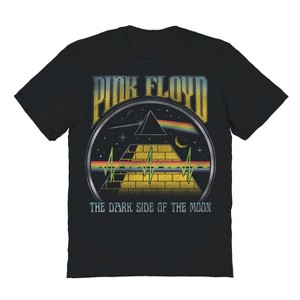 Pink Floyd Men's The Dark Side Of The Moon Short Sleeve Graphic Cotton T-Shirt - 1 of 1