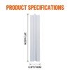 PEX Heat Transfer Plates Heavy Duty - 2/4 Ft Radiant Heat Plates for 1/2 Inch PEX Pipe, 200/Box Easy Trim Install for Wooden Floors - 2 of 4