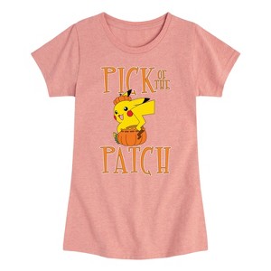 Girls' - Pokémon - Pick of the Patch Fitted Short Sleeve Graphic T-Shirt - 1 of 4