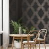 Serenity Geo Black and Rose Gold Wallpaper - 2 of 4