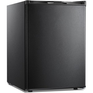 ZAFRO 2.1 Cu.ft Upright Freezer, Small Mini Freezer with Adjustable Thermostat,Removable Shelves, Reversible Single Door,Bedroom/Home/Dorms (Black) - 1 of 4
