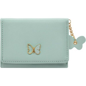 FATMOON Wallet for Women- Fashionable Butterfly PU Leather Wallet - Easy to Use Small Card Holder with ID Window,Perfect for Daily Use and Gift - 1 of 4