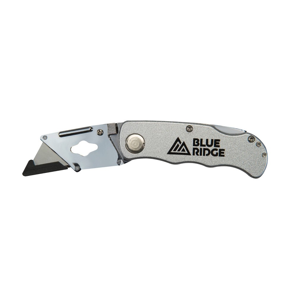 Photos - Utility Knife Blue Ridge Tools Folding : Steel Blade, 1 Year Warranty, Compact Design, 0.26 lbs, 5.91" Height