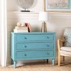 Talbot 3 Drawer Chest - AMH1517 - Distressed Blue - Safavieh Couture - 2 of 4