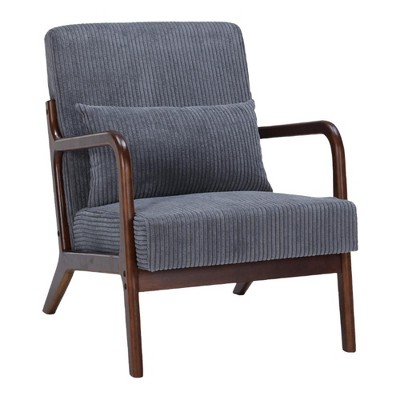 OUTSUPPLY Accent Chair, Arm Chair, Living Room Chairs with Pillow Upholstered, Reading Chair for Living Room, Bedroom, Balcony