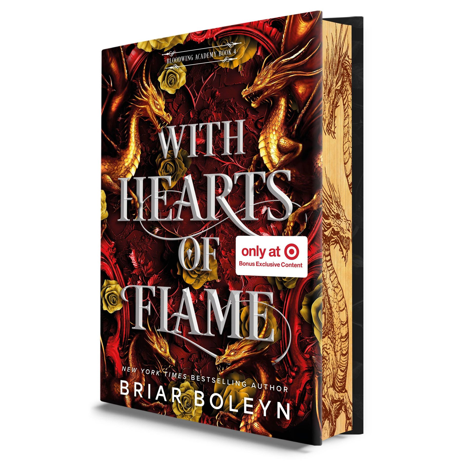 With Hearts of Flame (Target Exclusive) - by Briar Boleyn (Hardcover)