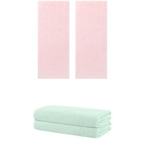 REGALWOVEN Bath Hands Towel Sets For Bathroom, Gym, SPA 2 Pack - 1 of 4