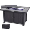 44" Rectangle Propane Fire Pit Table with Rain Cover,50000BTU - 2 of 4