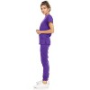 MediChic Womens 8-Pocket Scrubs Set- V-Neck with 4-Pocket Jogger Scrub Pants - 3 of 4