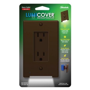 Westek LumiCover Aged Bronze 1 gang Plastic Duplex Wall Plate 1 pk - 1 of 1