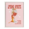 Kate & Laurel All Things Decor 18"x24" Sylvie Beaded Aperol Spritz Pinup Framed Canvas by Alli Standefer White - 2 of 4