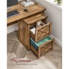 File Cabinet, Filing Cabinet with 2 File Drawers, Printer Stand, Fit A4, Letter Size, Hanging File Folders, Modern Farmhouse Style - 4 of 4