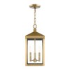 Livex Lighting Nyack 3 - Light Pendant in  Antique Brass - 4 of 4