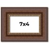 PosterPalooza | Photo Size Traditional Brown Picture Frame - UV Acrylic, Foam Board Backing, Hanging Hardware - 2 of 4