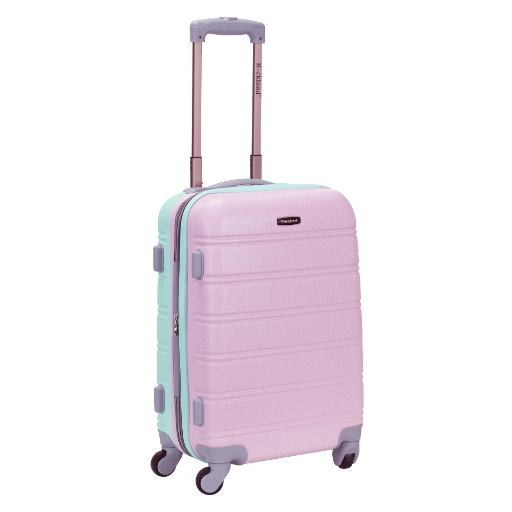 Photos - Luggage Rockland Melbourne Expandable Hardside Carry On Spinner Suitcase - Mint 