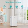 Kesnos Energy Star 50-100 Pint Dehumidifier for Large Spaces with Smart Humidity Control and Versatile Drainage - 3 of 4